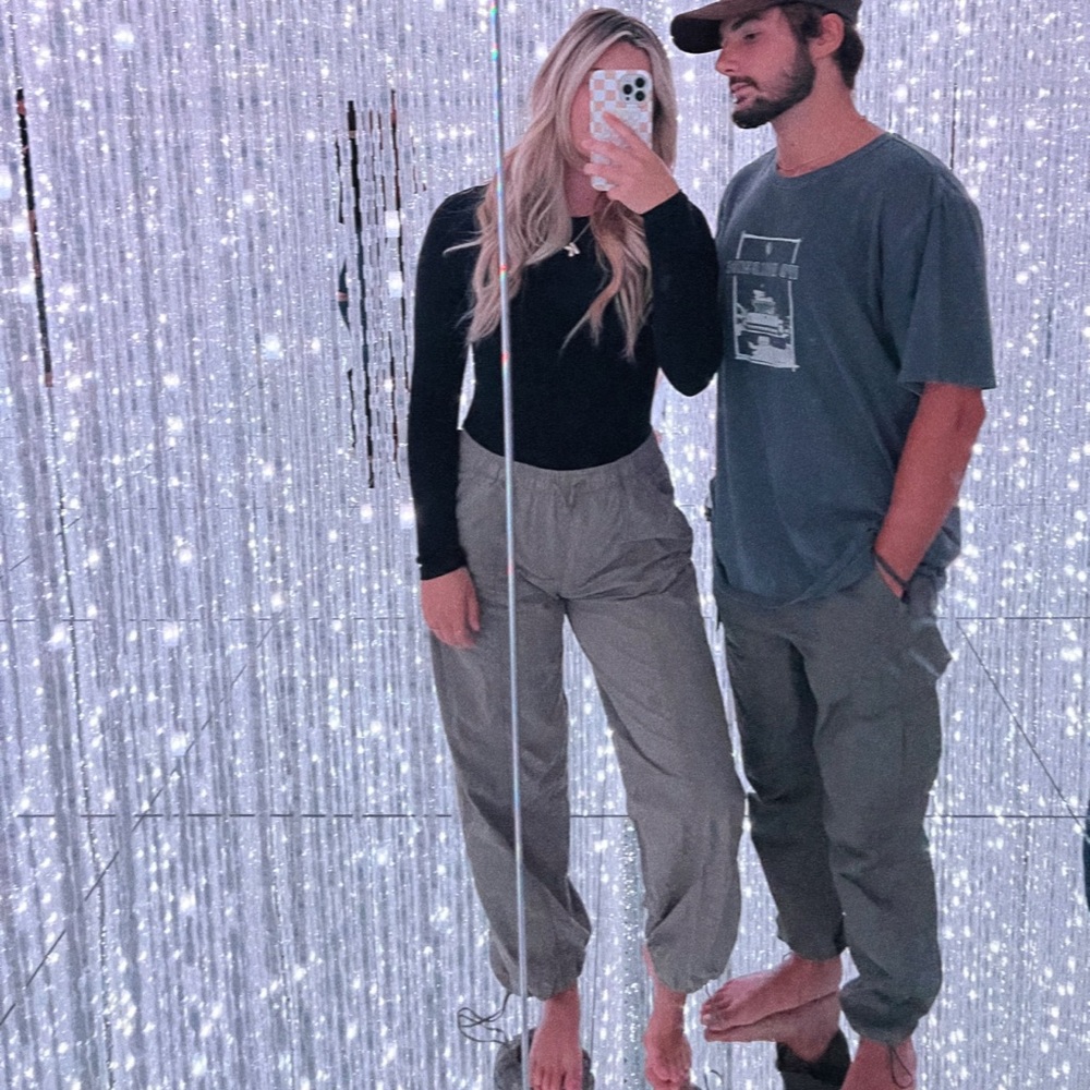 ZARA parachute pants